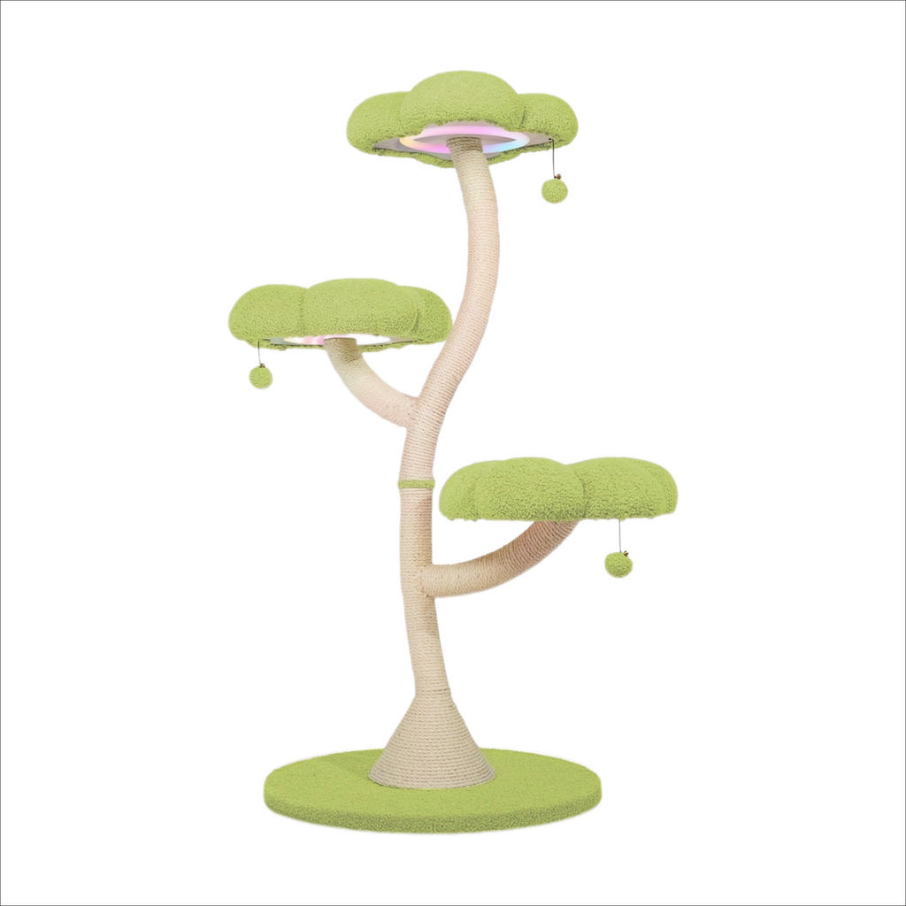 3-Tier Flower-Shaped Cat Tree