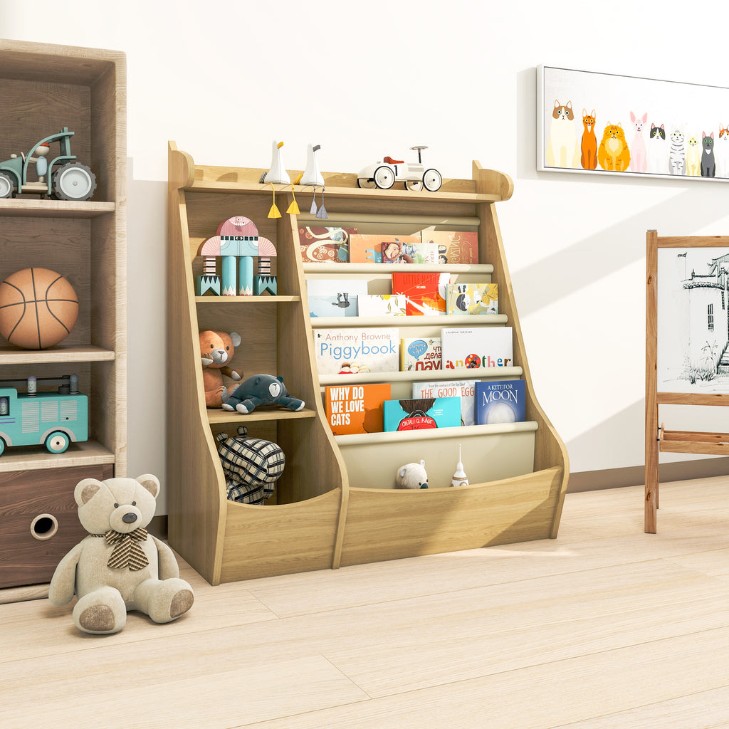 4 Tier Deer-Head Children's Bookshelf