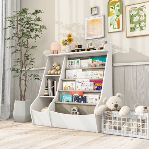 4 Tier Deer-Head Children's Bookshelf