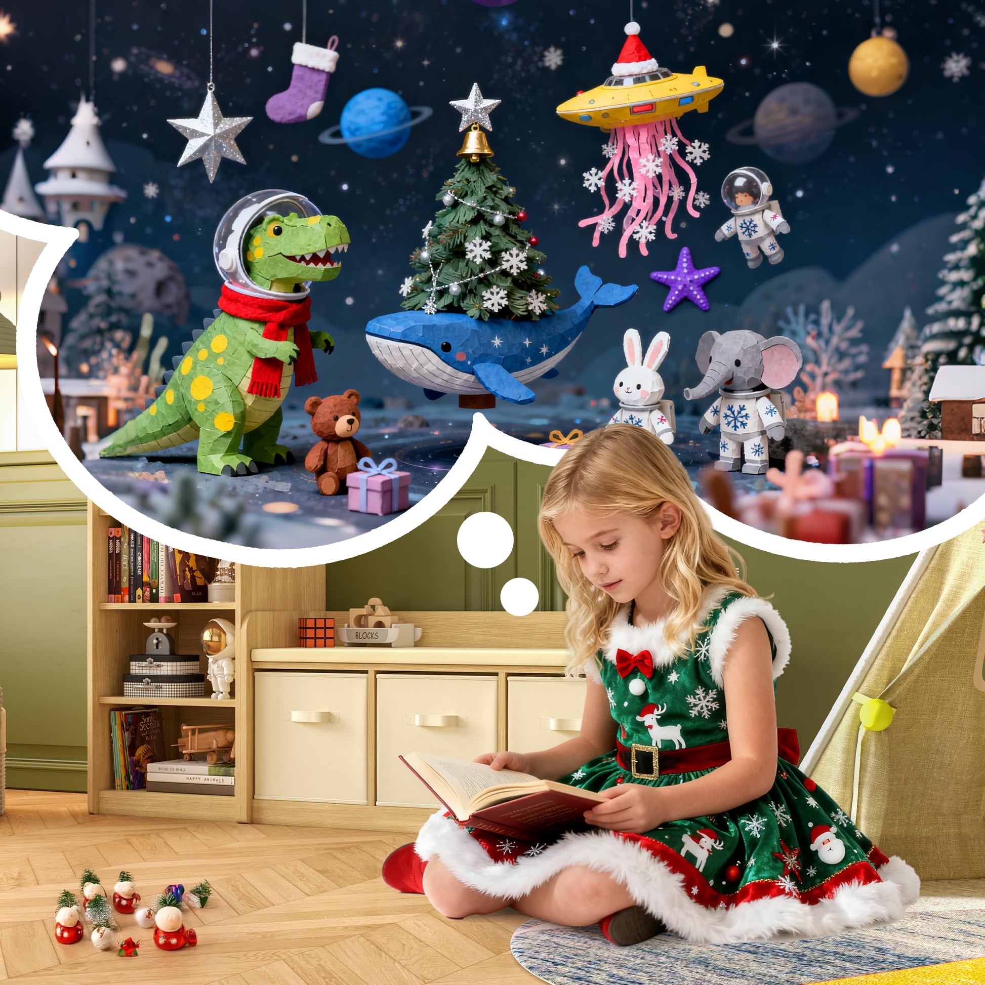 Multi-Purpose Storage Bench for Kids