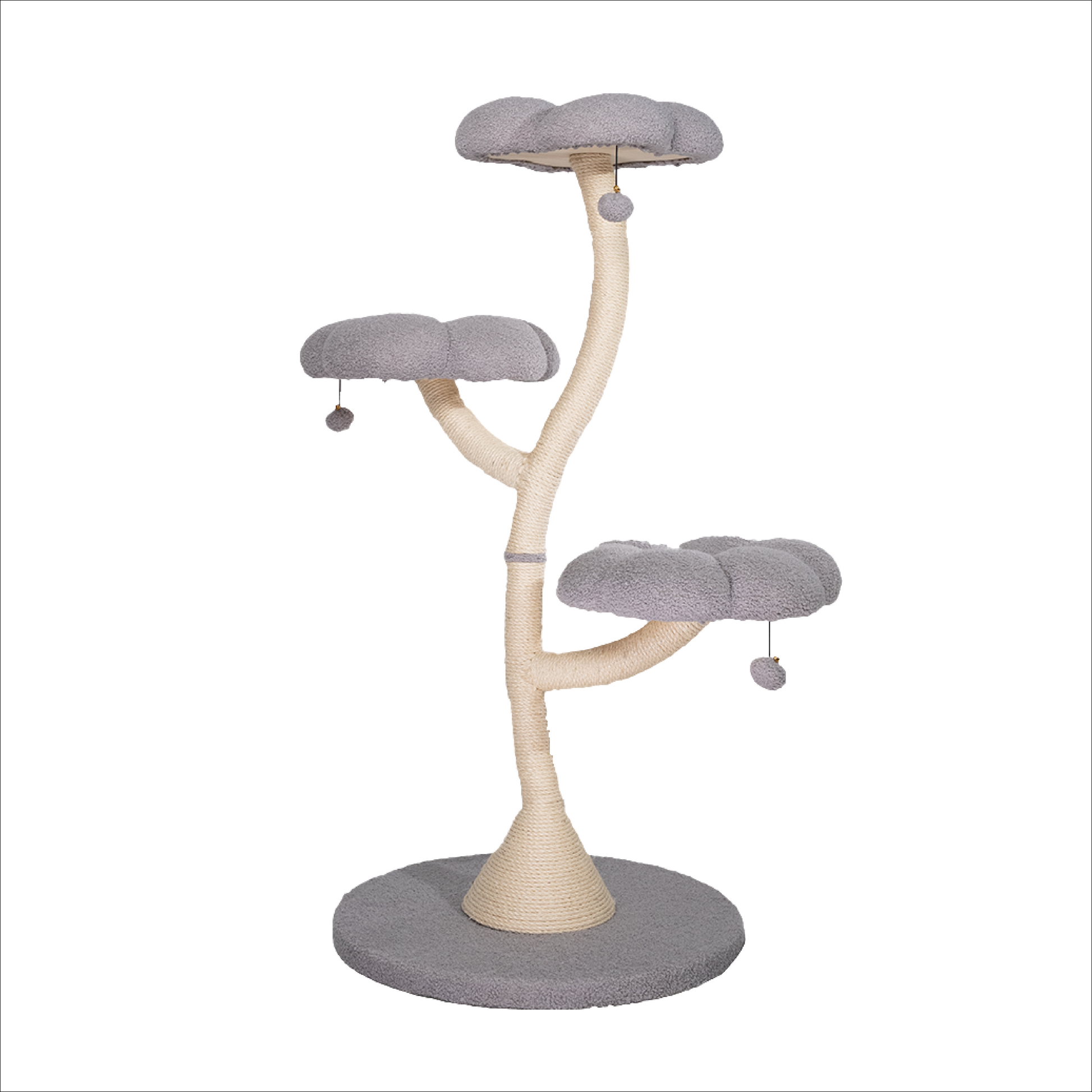 3-Tier Flower-Shaped Cat Tree