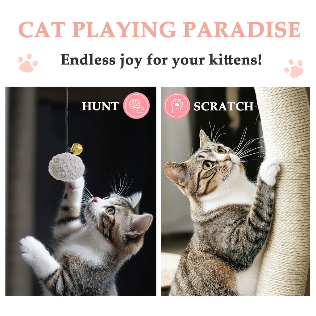 3-Tier Flower-Shaped Cat Tree