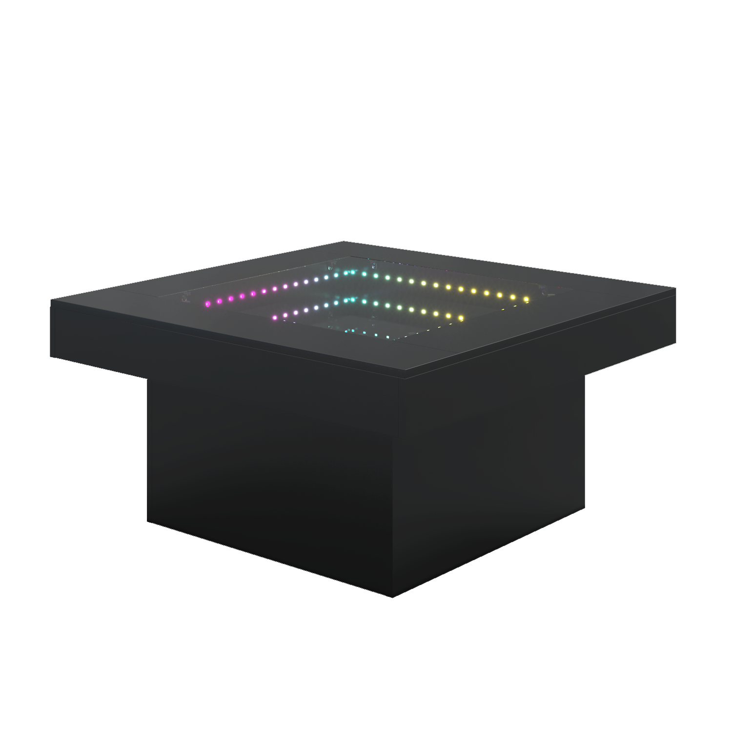 Endless-Depth Mirror Coffee Table