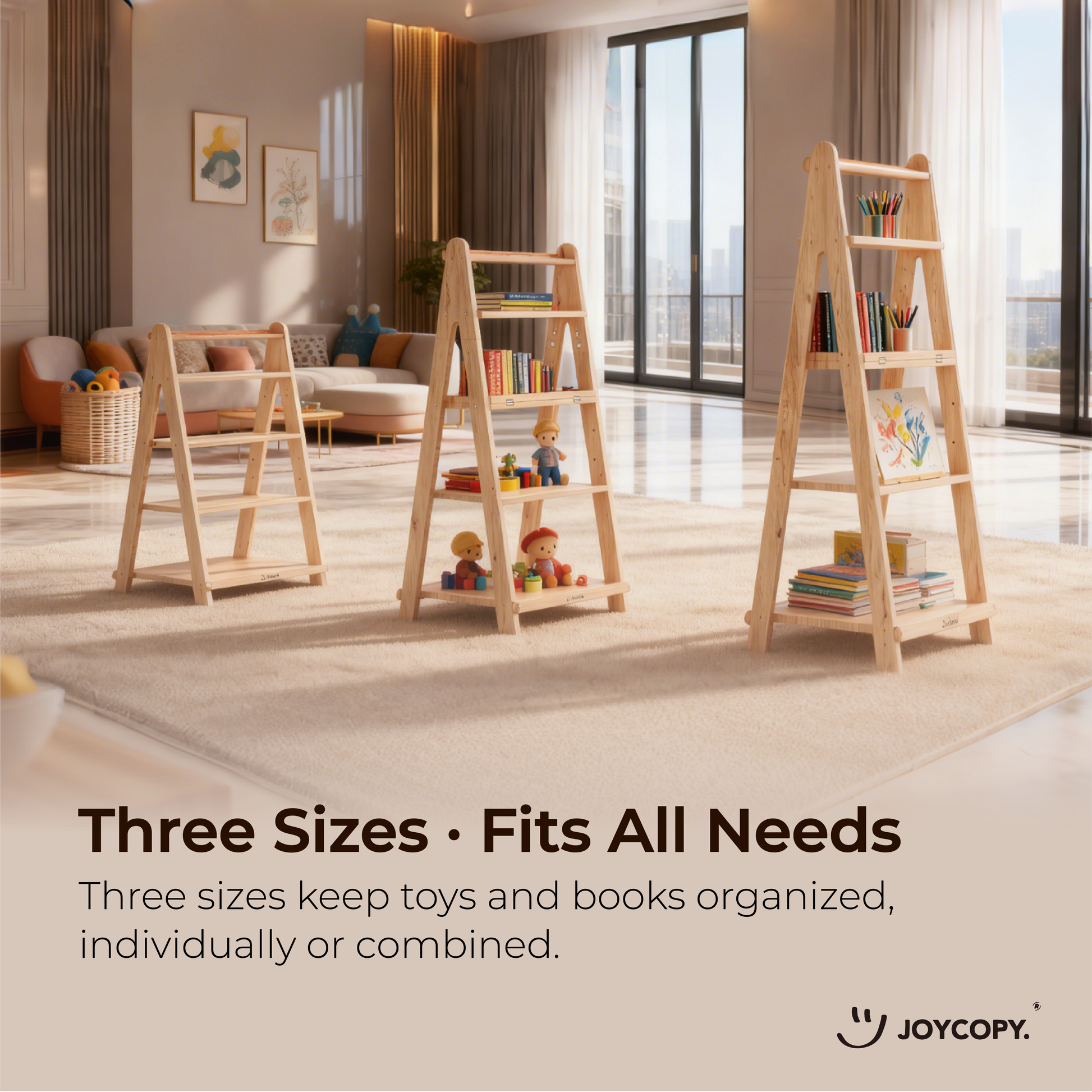 Adjustable Trapezoid Storage Rack/Bookshelf